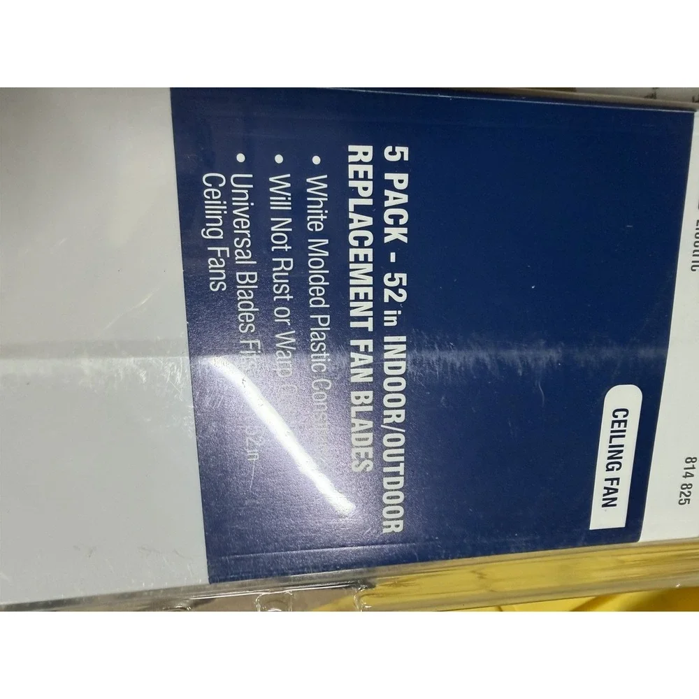 White Outdoor Replacement Blades for 52 in. Ceiling Fans (5-Pack)